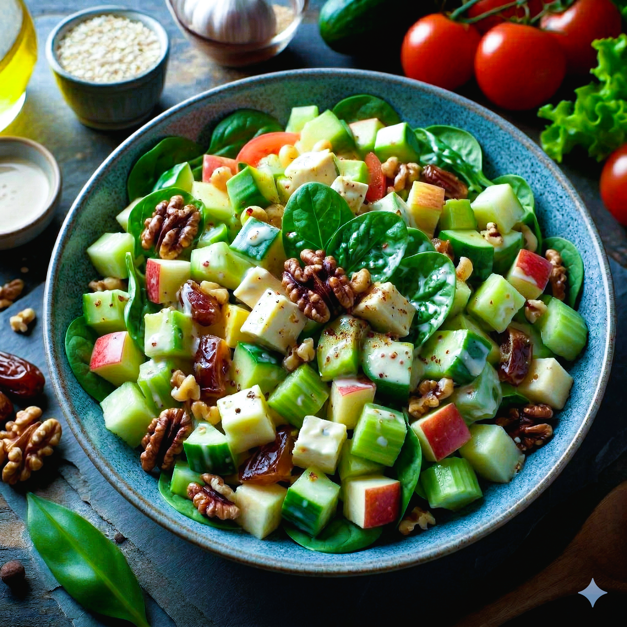 Date & Walnut Crunch Salad